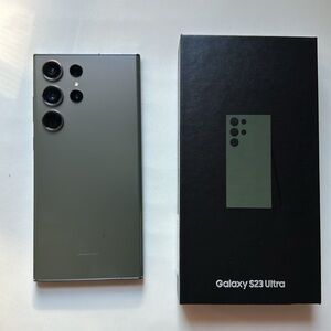 SAMSUNG Galaxy S23 Ultra 5G 256GB green Free two case cover